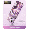 Supcase Cosmo vāciņš Apple iPhone 14 Plus / 15 Plus, Marble Purple