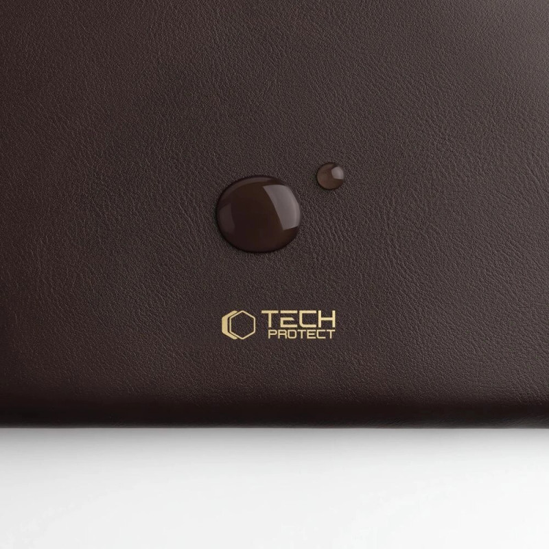 Tech-Protect Fleece klēpjdatora futrālis 13-14", Chocolate (brūns)