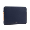 Tech-Protect Fleece klēpjdatora futrālis 13-14" tumši zilā krāsā