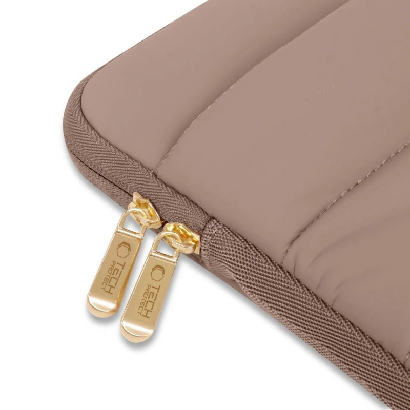 Tech-Protect Fluffy portatīvā datora maciņš 13-14", Walnut (brūns)