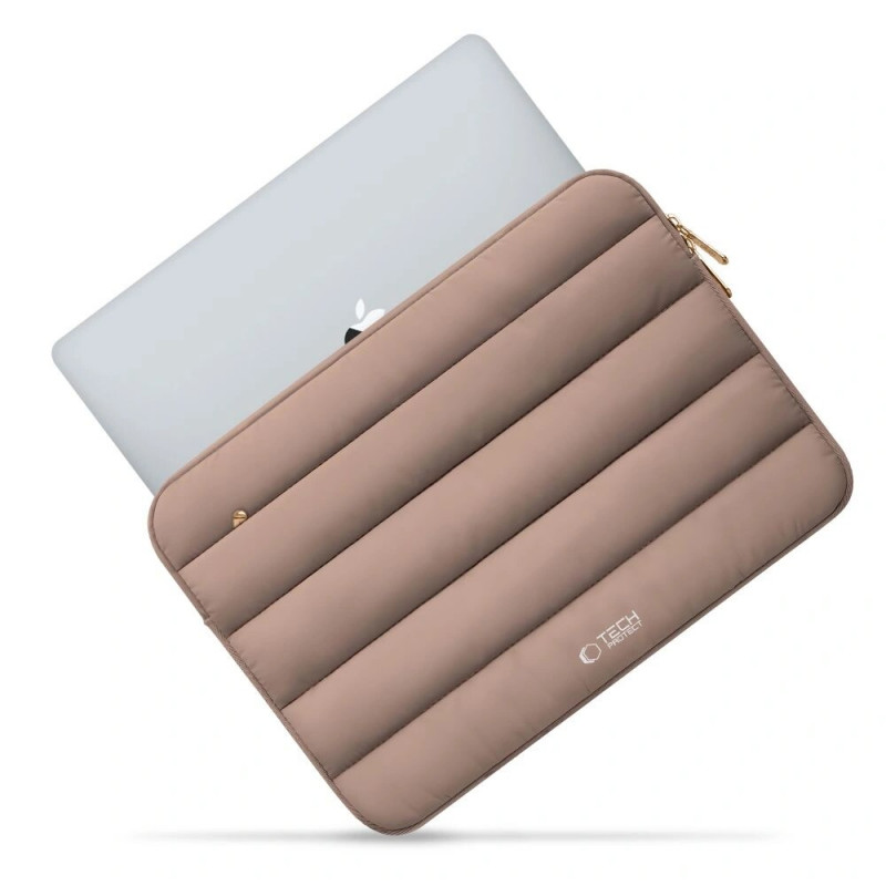 Tech-Protect Fluffy portatīvā datora maciņš 13-14", Walnut (brūns)
