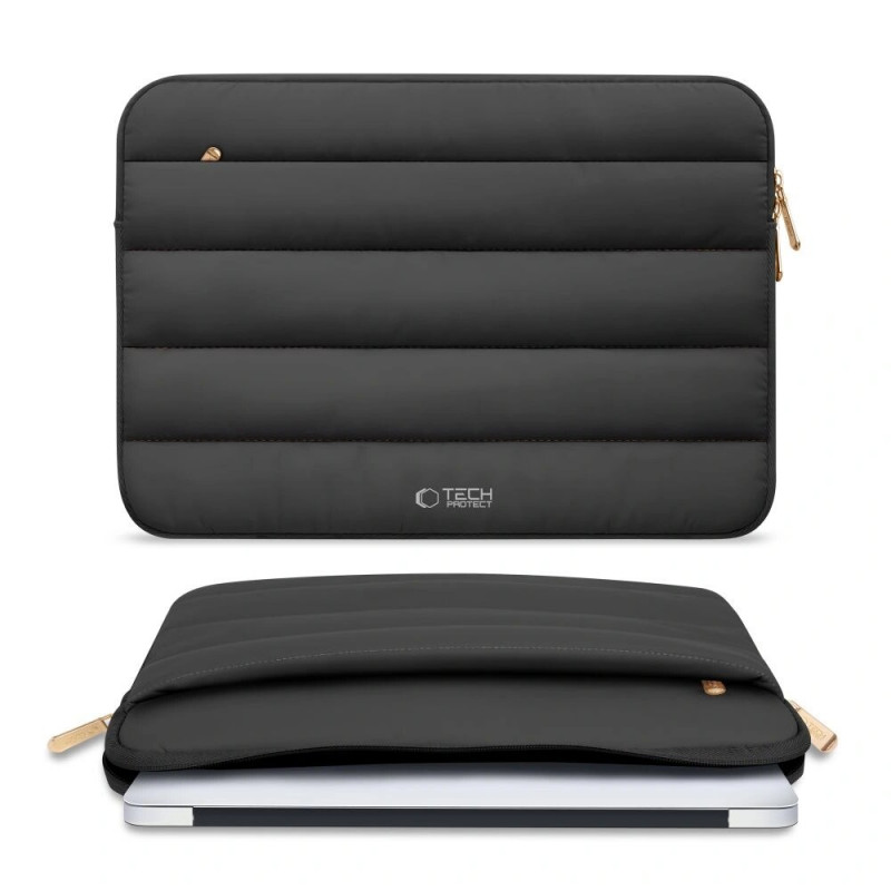 Tech-Protect Fluffy portatīvā datora maciņš 13-14", melns