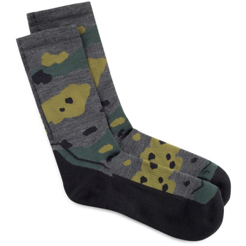 Buff Merino Lightweight Crew Sock LWC2, pelēkas, L