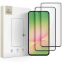 Tech-Protect Glass Fit+ rūdītais stikls Samsung Galaxy A36 / A56 / S24 FE 5G (2 gab.), melns