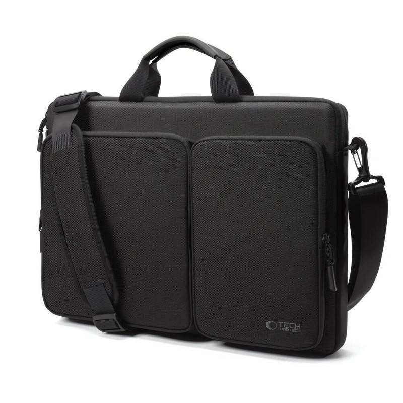 Tech-Protect Defender Bag klēpjdatora soma 17", melna