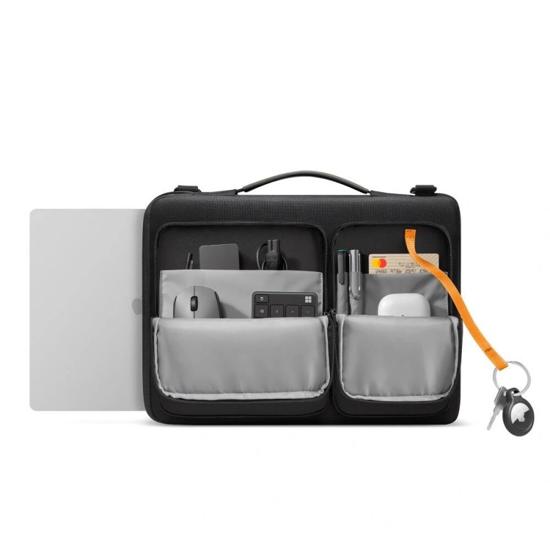 Tech-Protect Defender Bag klēpjdatora soma 17", melna