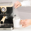 Taurus Onyx Moka 1050 W 20 bar koka virzuļa tipa espreso kafijas automāts, koks/melns/sudrabs