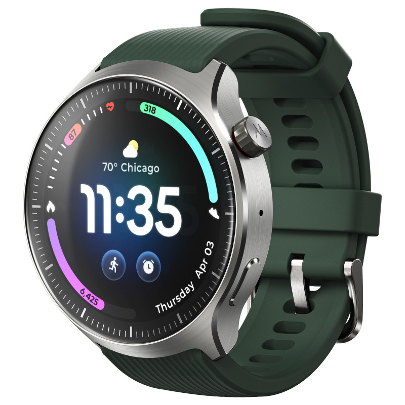 Motorola Moto Watch Ultra PBCX0007SE, sudraba