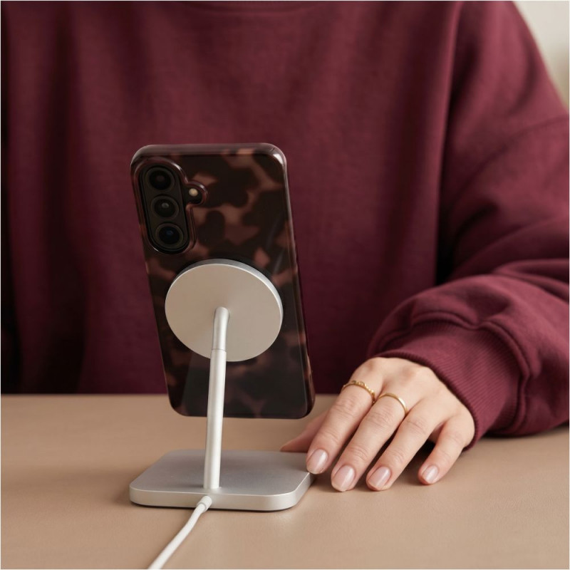 Tech-Protect Lamano MagSafe vāciņš Samsung Galaxy A27 5G, brūnā un melnā krāsā