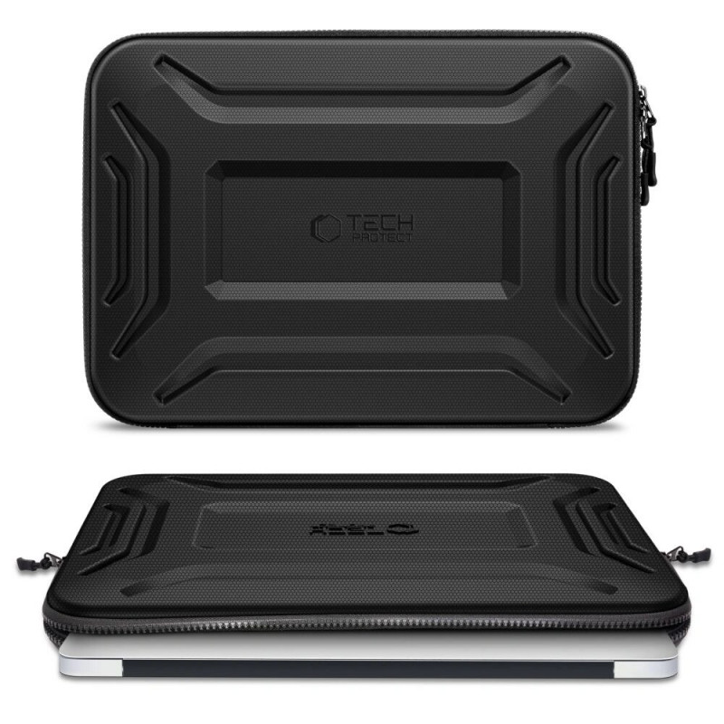 Tech-Protect Kevlar Pro portatīvā datora maciņš 15-16", melns