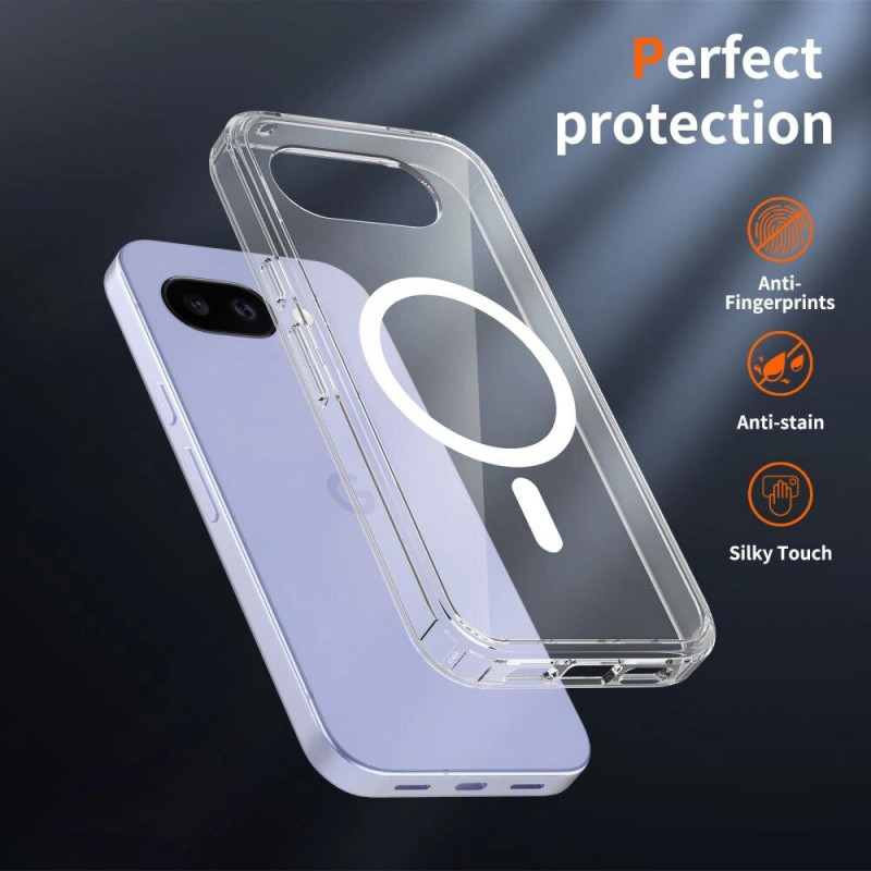 Tech-Protect FlexAir Hybrid MagSafe vāciņš Google Pixel 10a, caurspīdīgs