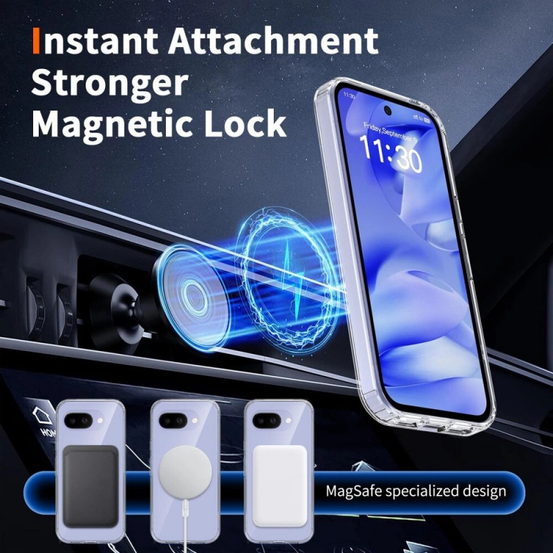 Tech-Protect FlexAir Hybrid MagSafe vāciņš Google Pixel 10a, caurspīdīgs