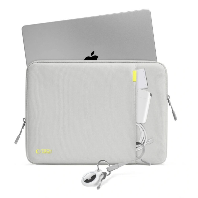 Tech-Protect Defender portatīvā datora soma 15-16 collas, Crayon Grey