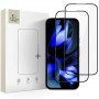 Tech-Protect Glass Fit+ rūdītais stikls Google Pixel 9a / 10a (2 gab.), melns