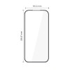 Tech-Protect Glass Fit+ rūdītais stikls Google Pixel 9a / 10a (2 gab.), melns