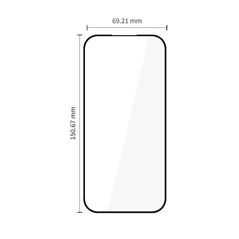 Tech-Protect Glass Fit+ rūdītais stikls Google Pixel 9a / 10a (2 gab.), melns