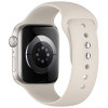 Tech-Protect silikona siksniņa Apple Watch 8 / 9 / 10 / 11 / 12 / SE / Ultra 44/45/46/49 mm, Starlight