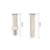 Tech-Protect silikona siksniņa Apple Watch 8 / 9 / 10 / 11 / 12 / SE / Ultra 44/45/46/49 mm, Starlight
