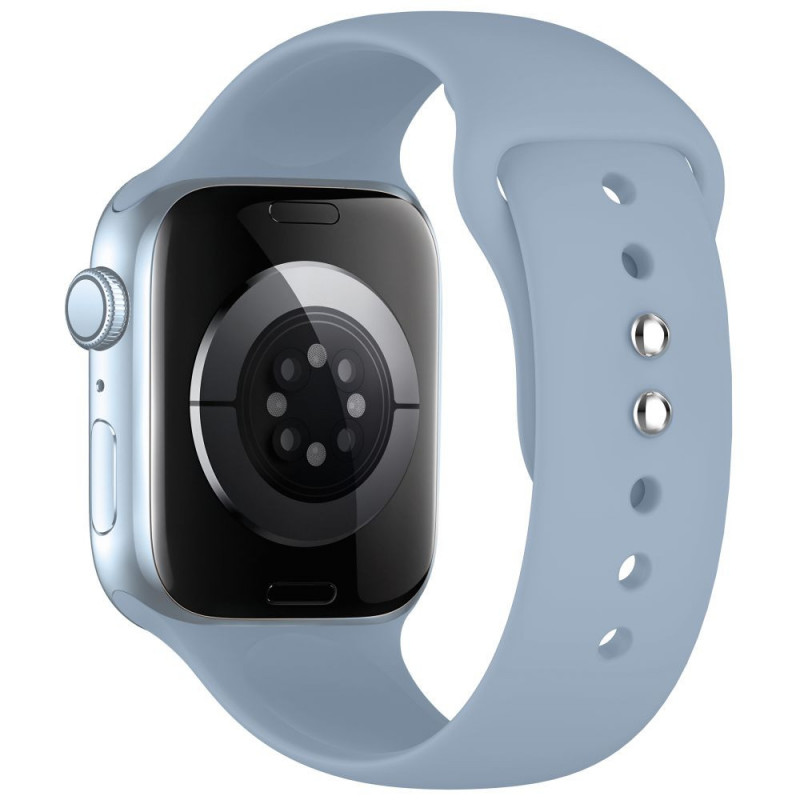 Tech-Protect silikona siksniņa Apple Watch 8 / 9 / 10 / 11 / 12 / SE / Ultra 44/45/46/49 mm, Blue Jeans