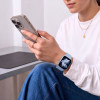 Tech-Protect silikona siksniņa Apple Watch 8 / 9 / 10 / 11 / 12 / SE / Ultra 44/45/46/49 mm, Blue Jeans