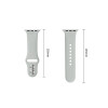Tech-Protect silikona aproce Apple Watch 8 / 9 / 10 / 11 / 12 / SE / Ultra 44/45/46/49 mm, Lunar Grey