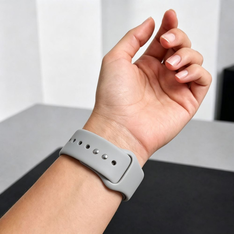 Tech-Protect silikona aproce Apple Watch 8 / 9 / 10 / 11 / 12 / SE / Ultra 44/45/46/49 mm, Lunar Grey