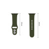 Tech-Protect silikona siksniņa Apple Watch 8 / 9 / 10 / 11 / 12 / SE / Ultra 44/45/46/49 mm, olīvu zaļa