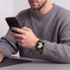 Tech-Protect silikona siksniņa Apple Watch 8 / 9 / 10 / 11 / 12 / SE / Ultra 44/45/46/49 mm, olīvu zaļa