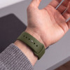 Tech-Protect silikona siksniņa Apple Watch 8 / 9 / 10 / 11 / 12 / SE / Ultra 44/45/46/49 mm, olīvu zaļa