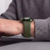 Tech-Protect silikona siksniņa Apple Watch 8 / 9 / 10 / 11 / 12 / SE / Ultra 44/45/46/49 mm, olīvu zaļa