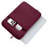Tech-Protect neoprēna klēpjdatora maciņš 15-16", Burgundy