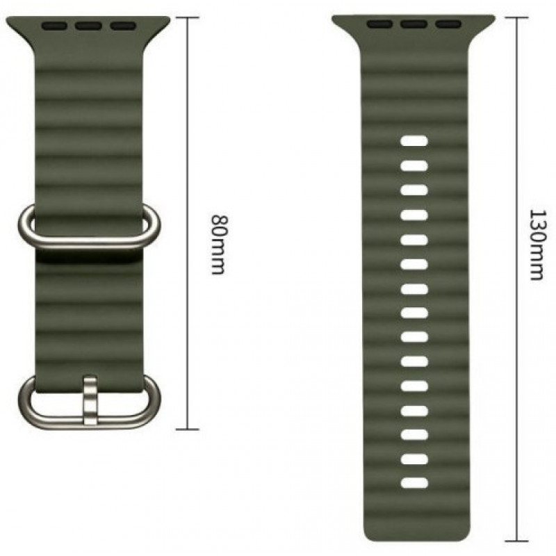 Tech-Protect Iconband Pro Apple Watch 8 / 9 / 10 / 11 / 12 / SE / Ultra 44/45/46/49 mm siksniņa, Military Green