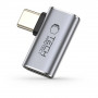 Tech-Protect UltraBoost AA01 leņķa adapteris USB-C, pelēks