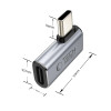 Tech-Protect UltraBoost AA01 leņķa adapteris USB-C, pelēks