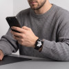 Tech-Protect silikona siksniņa Apple Watch 8 / 9 / 10 / 11 / 12 / SE / Ultra 44/45/46/49 mm, melna