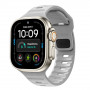 Tech-Protect Silicone Line Apple Watch 8 / 9 / 10 / 11 / 12 / SE / Ultra 44/45/46/49 mm siksniņa, Lunar Grey
