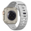 Tech-Protect Silicone Line Apple Watch 8 / 9 / 10 / 11 / 12 / SE / Ultra 44/45/46/49 mm siksniņa, Lunar Grey