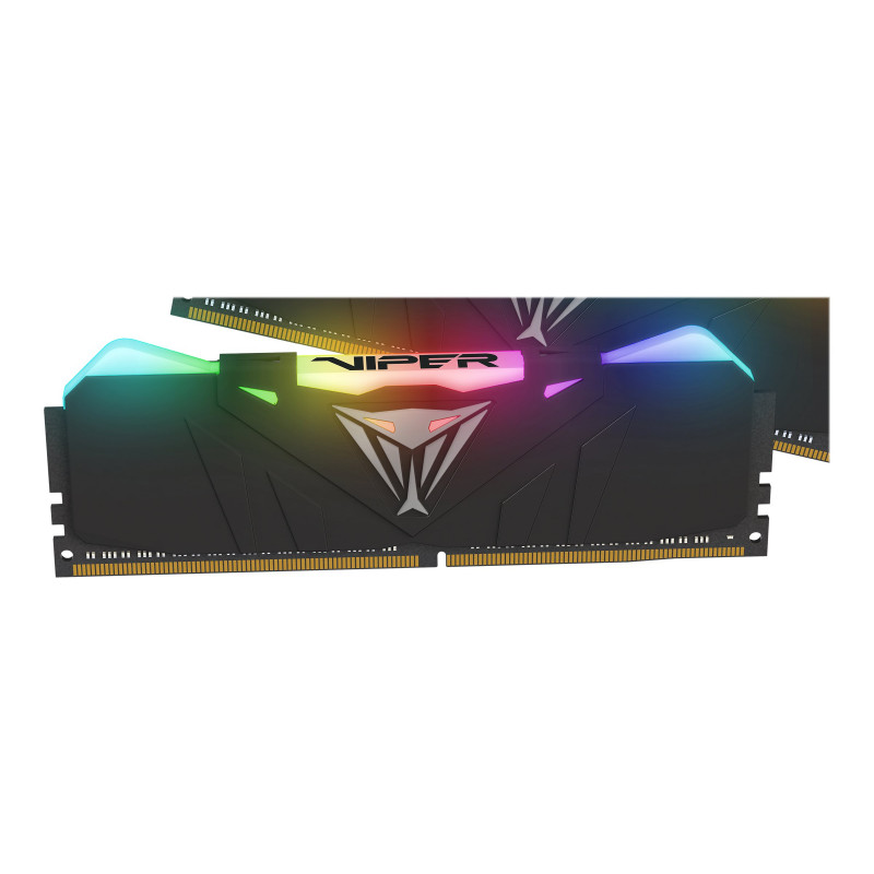 Patriot Extreme Performance Viper Steel RGB DDR4 DIMM 8 GB, DDR4-3200, melna