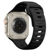 Tech-Protect Silicone Line Apple Watch 8 / 9 / 10 / 11 / 12 / SE / Ultra 44/45/46/49 mm siksniņa, melna