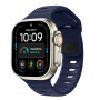 Tech-Protect Silicone Line Apple Watch 8 / 9 / 10 / 11 / 12 / SE / Ultra 44/45/46/49 mm siksniņa, Atlantic Blue