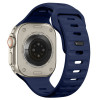 Tech-Protect Silicone Line Apple Watch 8 / 9 / 10 / 11 / 12 / SE / Ultra 44/45/46/49 mm siksniņa, Atlantic Blue