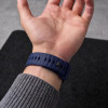 Tech-Protect Silicone Line Apple Watch 8 / 9 / 10 / 11 / 12 / SE / Ultra 44/45/46/49 mm siksniņa, Atlantic Blue