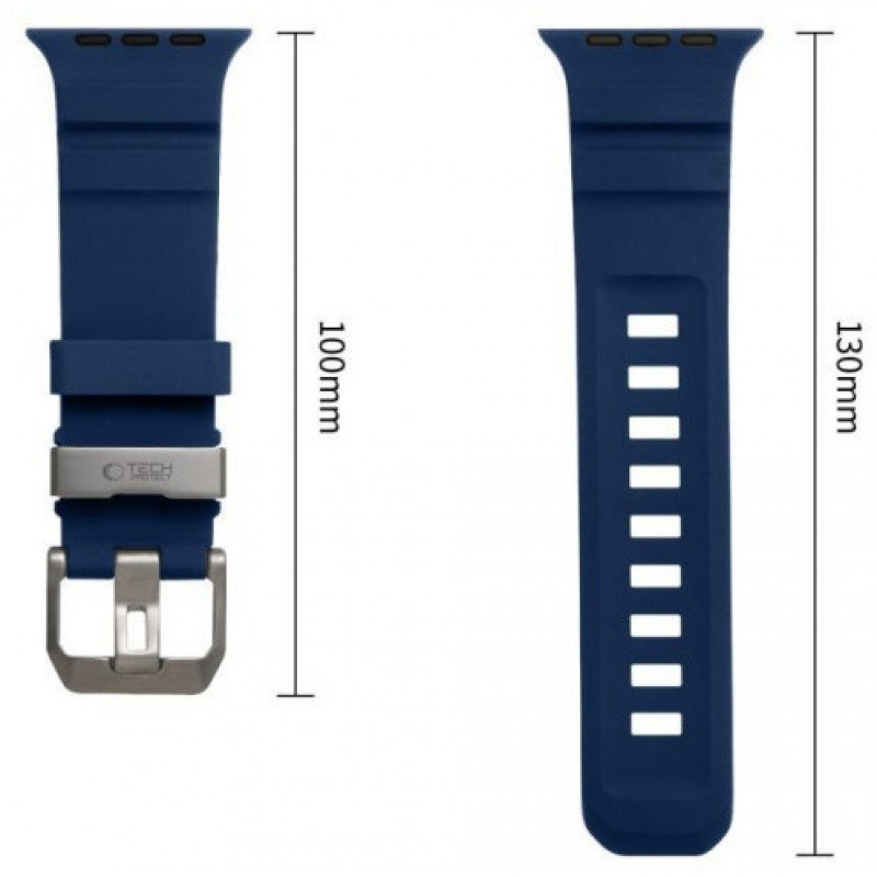 Tech-Protect Motion Apple Watch 8 / 9 / 10 / 11 / 12 / SE / Ultra 44/45/46/49 mm siksniņa, Nautical Blue