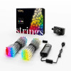 Twinkly Strings 250 LED virtenes gaismas TWS250SPP-TEU, 5 mm RGBW, caurspīdīgas