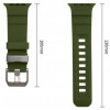 Tech-Protect Motion Apple Watch 8 / 9 / 10 / 11 / 12 / SE / Ultra 44/45/46/49 mm siksniņa, Tactical Green