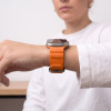 Tech-Protect Motion Apple Watch 8 / 9 / 10 / 11 / 12 / SE / Ultra 44/45/46/49 mm siksniņa, Signal Orange