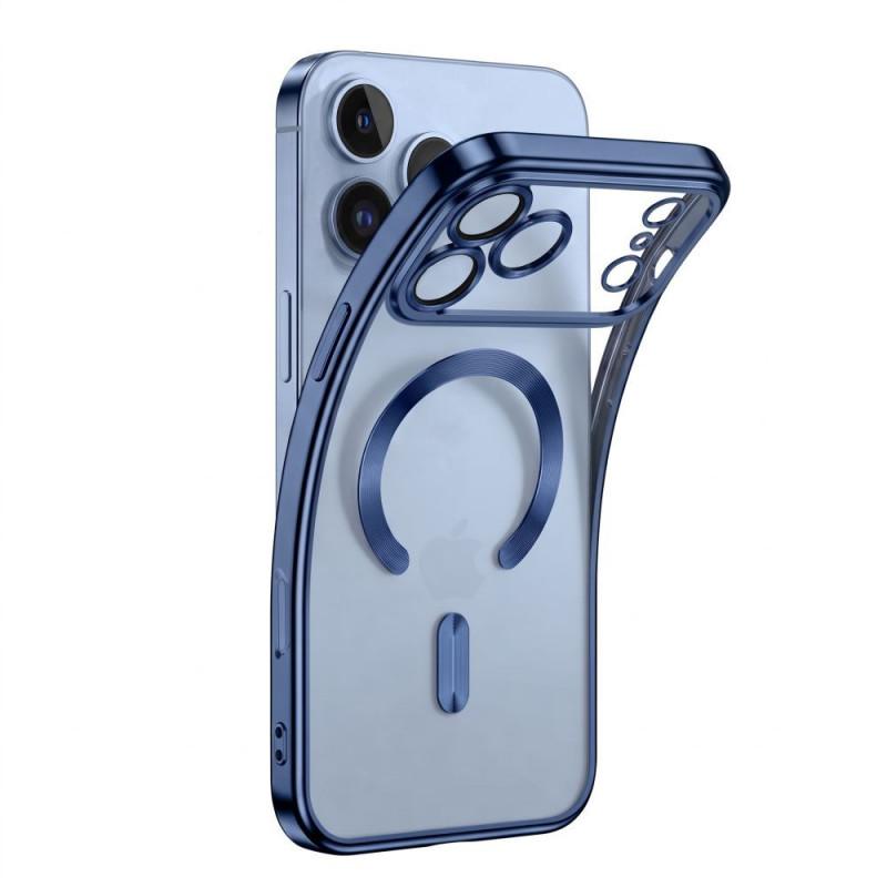 Tech-Protect Magflex MagSafe vāciņš Apple iPhone 17 Pro / 18 Pro, spīdīgi gaiši zils