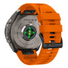 Tech-Protect silikona siksniņa Garmin Fenix 5 / 6 / 6 Pro / 7 / 8 / 8 Pro / E / 9 / 9 Pro 51 mm, Signal Orange