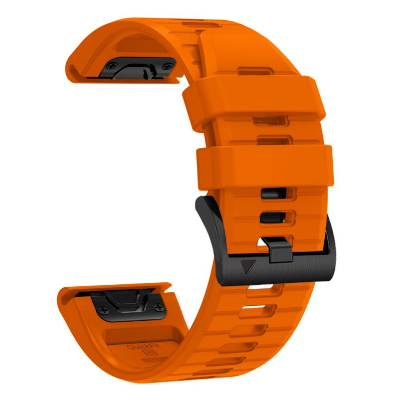 Tech-Protect silikona siksniņa Garmin Fenix 5 / 6 / 6 Pro / 7 / 8 / 8 Pro / E / 9 / 9 Pro 51 mm, Signal Orange
