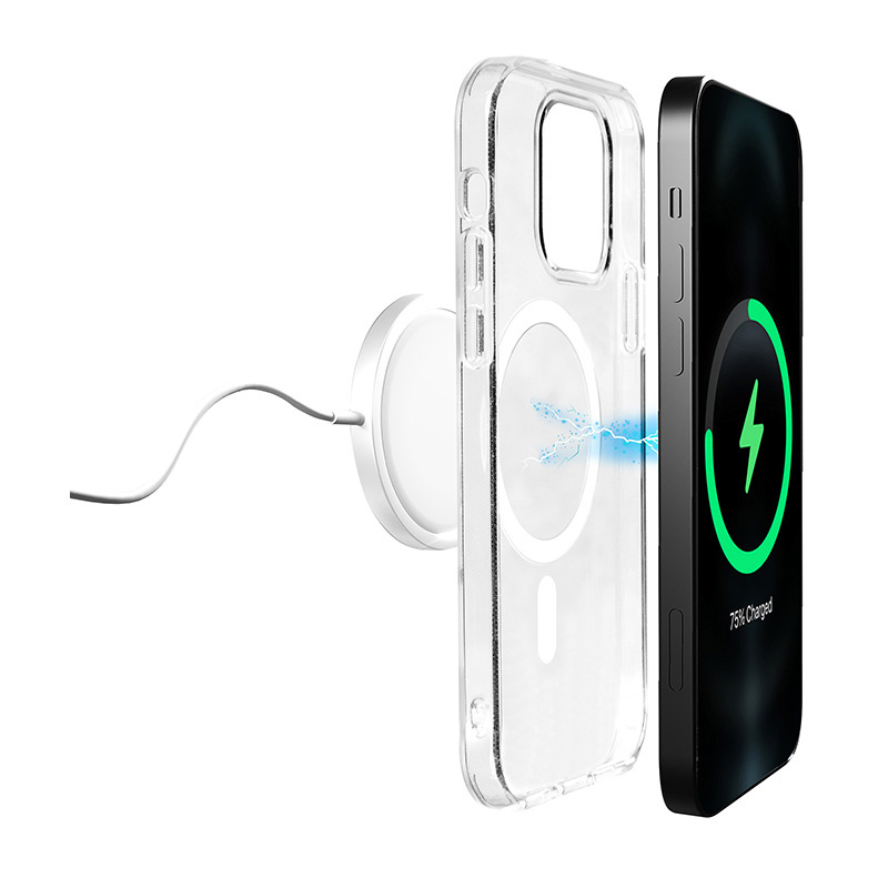 Puro Litemag MagSafe vāciņš Apple iPhone 14 Plus / 15 Plus, caurspīdīgs